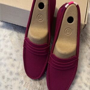 Rothy's Women's Loafers in Deep Magenta